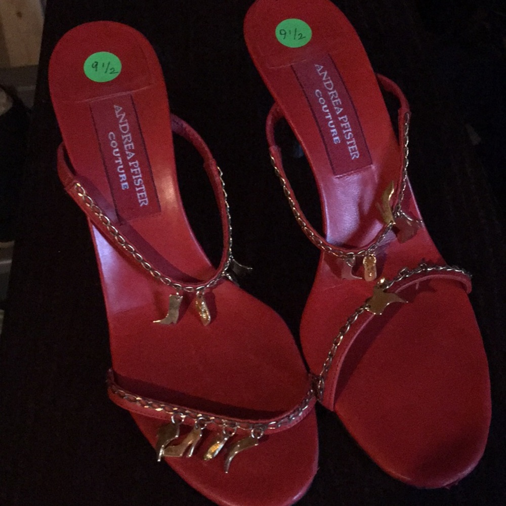 Andrea Pfister couture open sandals